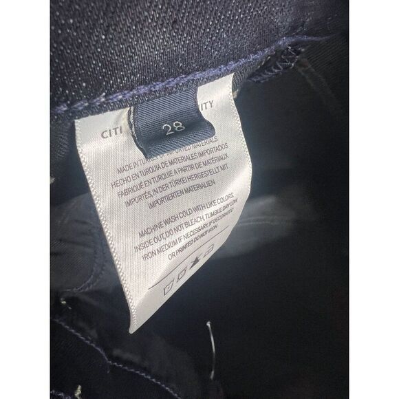 Citizens of Humanity Paloma Baggy Wide-Leg Jeans Solace Dark Indigo Size 28 - Picture 12 of 14